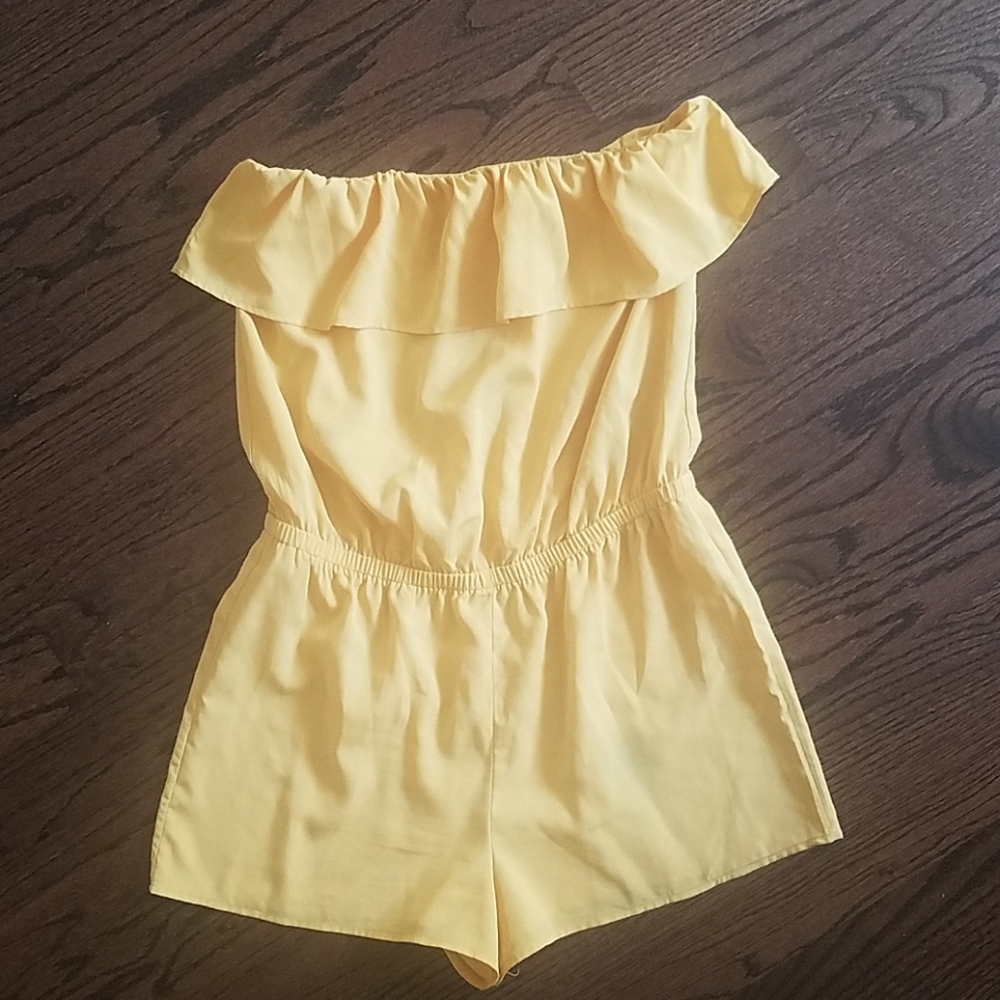 Yellow romper
